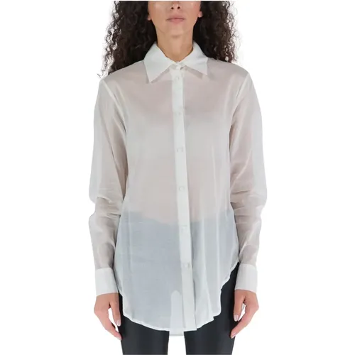 Cotton Muslin Womens Shirt , female, Sizes: M, L - Nineminutes - Modalova