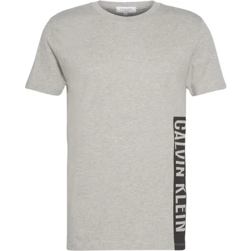 Vertikales Logo-Shirt mit Band - Calvin Klein - Modalova