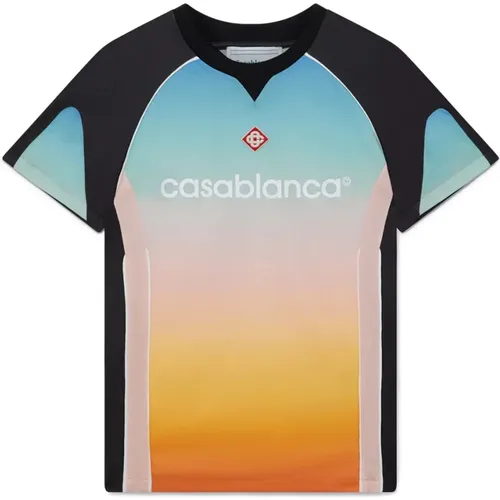 Gradient Football Shirt MultiColour , Herren, Größe: XL - Casablanca - Modalova