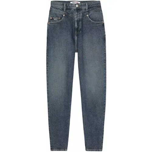Ultra High Rise Tapered Slim Fit Jeans , Damen, Größe: W28 - Tommy Hilfiger - Modalova