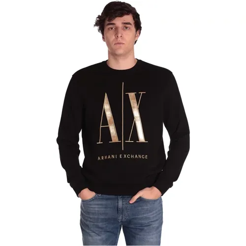 Sweatshirt , Herren, Größe: 2XL - Armani Exchange - Modalova