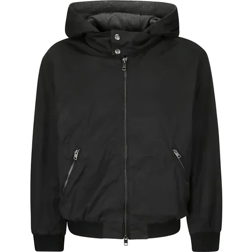 Padded Hooded Zip Jacket , male, Sizes: L, S, M - Diesel - Modalova