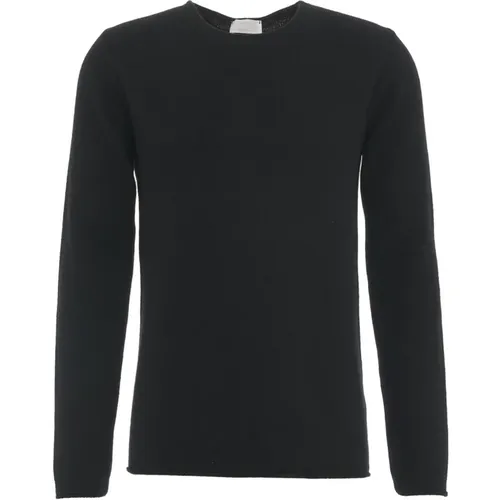 Cashmere Strick Crew Neck Pullover , Herren, Größe: L - Daniele Fiesoli - Modalova