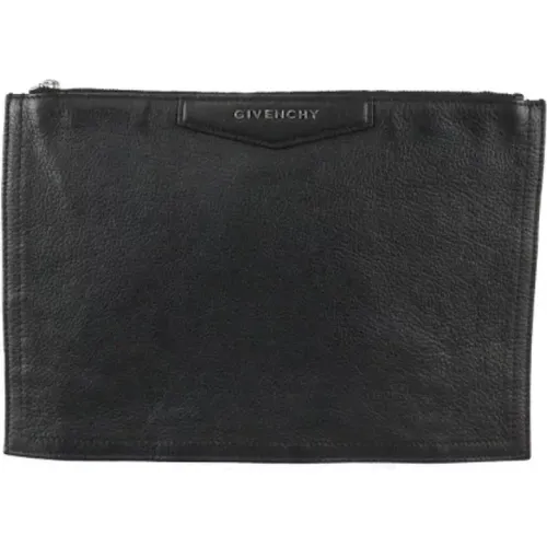 Pre-owned Leather clutches , female, Sizes: ONE SIZE - Givenchy Pre-owned - Modalova