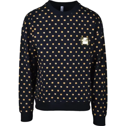 Schwimm-Sweatshirt aus Baumwolle und Elastan , Herren, Größe: M - Moschino - Modalova