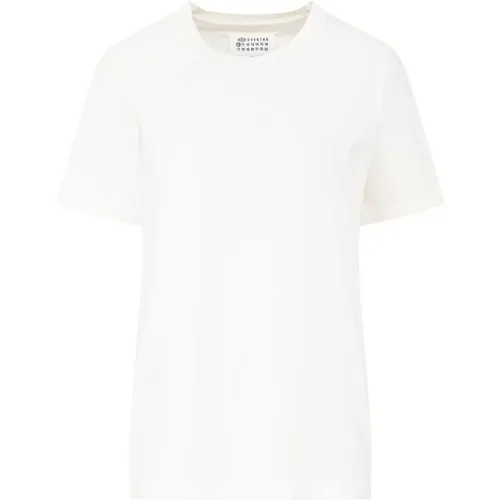 Weiße T-Shirts und Polos , Damen, Größe: S - Maison Margiela - Modalova