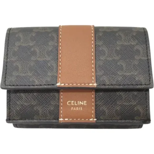 Pre-owned Leather wallets , female, Sizes: ONE SIZE - Celine Vintage - Modalova