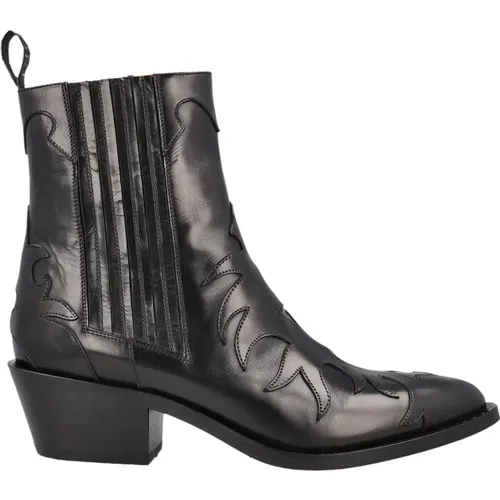 Schwarze Damen Ankle Boots , Damen, Größe: 38 EU - Sartore - Modalova