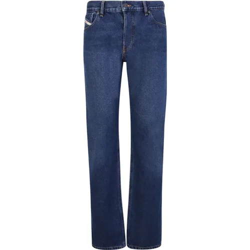 Blaue Straight Cut Jeans für Herren , Herren, Größe: W30 - Diesel - Modalova