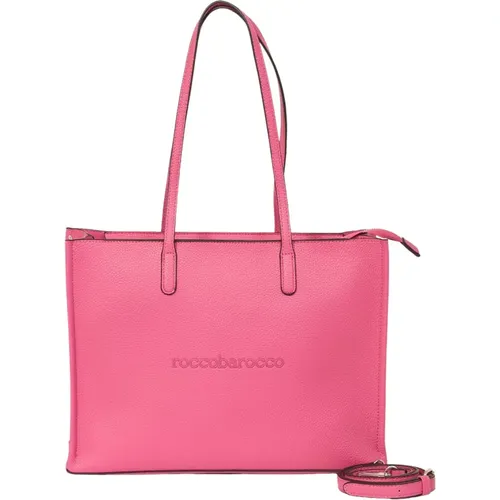 Fuchsia Shopping Bag Olivia Line , female, Sizes: ONE SIZE - roccobarocco - Modalova