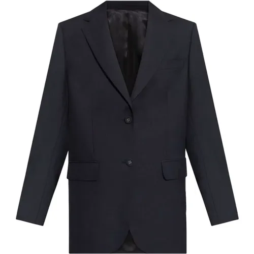 Wool Jacket Button Fastening , female, Sizes: S, XS, M - Officine Générale - Modalova