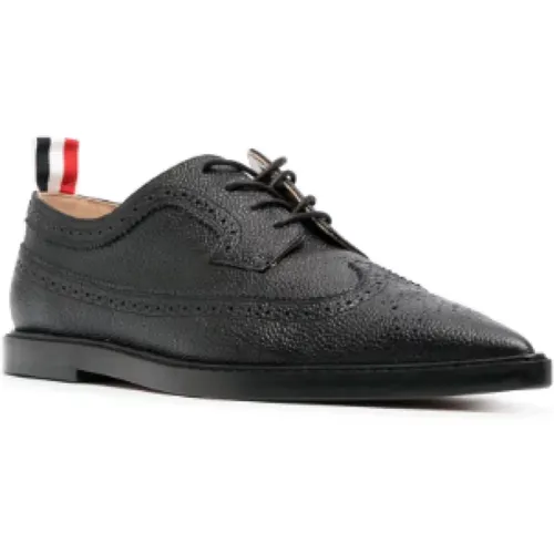 Flat Shoes Classic Style , female, Sizes: 3 1/2 UK, 3 UK, 4 1/2 UK, 4 UK - Thom Browne - Modalova