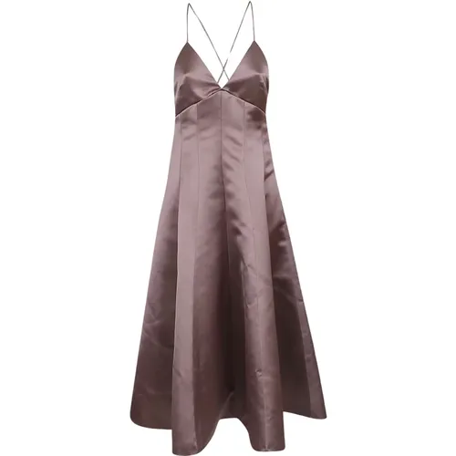 Gray Dress , female, Sizes: S - Philosophy di Lorenzo Serafini - Modalova