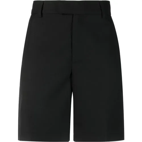 Schwarze Bermuda-Shorts , Herren, Größe: L - Séfr - Modalova