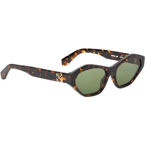 Havana Grüne Sonnenbrille Kent 16055 - Off White - Modalova