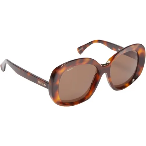 Stylish Sunglasses for Everyday Use , female, Sizes: 55 MM - Max Mara - Modalova