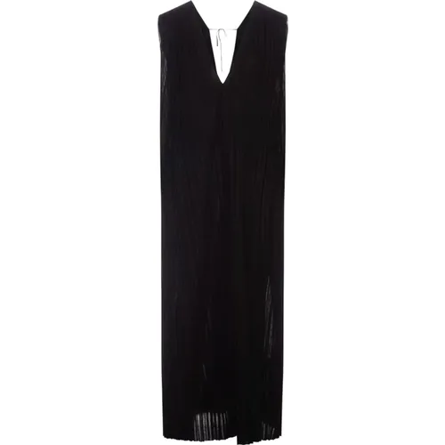 Pleated Sleeveless Knit Dress , female, Sizes: XS - Jil Sander - Modalova