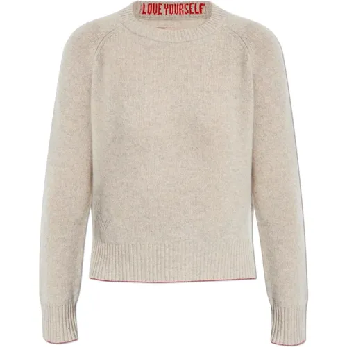 Kaschmirpullover Sourcy , Damen, Größe: L - Zadig & Voltaire - Modalova