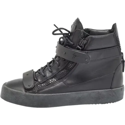 Pre-owned Leather sneakers , male, Sizes: 7 UK - Giuseppe Zanotti Pre-owned - Modalova