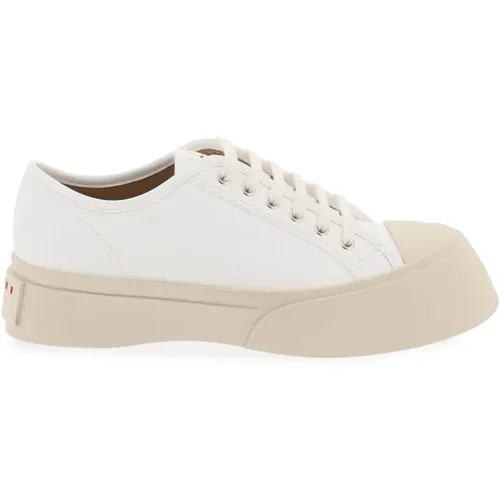 Leather Pablo Sneakers with Metal Eyelets , male, Sizes: 8 UK, 9 UK, 10 UK, 7 UK, 6 UK - Marni - Modalova