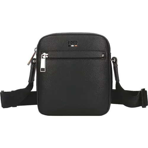 Modern Reporter Bag Ray_NS Zip , male, Sizes: ONE SIZE - Hugo Boss - Modalova