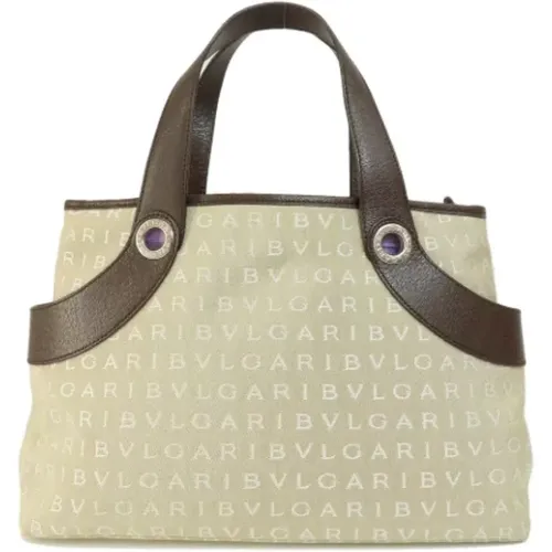 Pre-owned Canvas handbags , female, Sizes: ONE SIZE - Bvlgari Vintage - Modalova