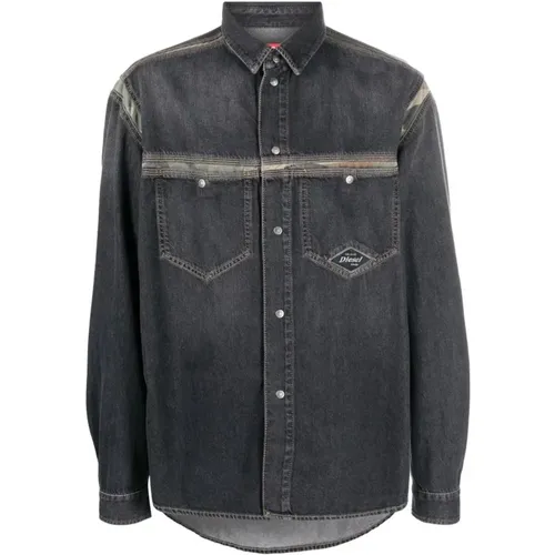 D-hor-fs shirt , male, Sizes: M, S - Diesel - Modalova