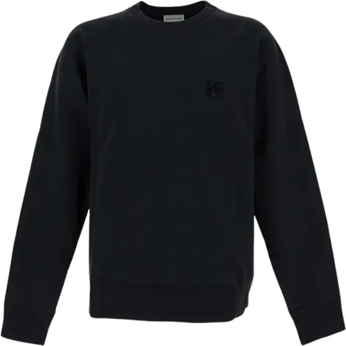 Baumwoll-Sweatshirt , Herren, Größe: L - Maison Kitsuné - Modalova