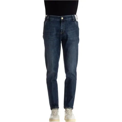 Authentische Indie Fit Denim Jeans , Herren, Größe: W32 - PT Torino - Modalova