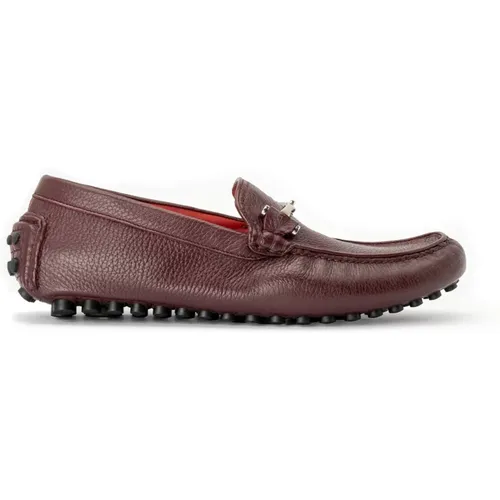 Men Shoes Moccasins Bordeaux Ss22 , male, Sizes: 10 UK, 9 UK - Alexander 1910 - Modalova