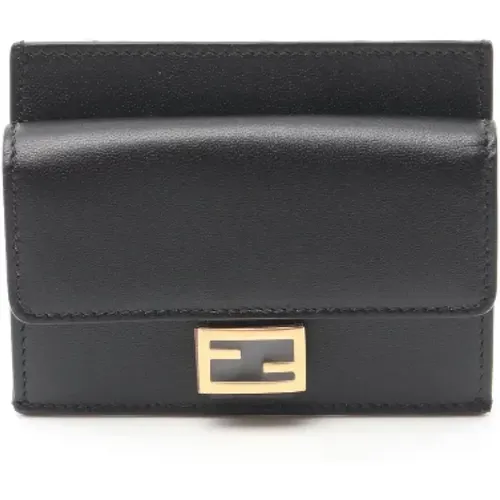 Pre-owned Leather wallets , female, Sizes: ONE SIZE - Fendi Vintage - Modalova