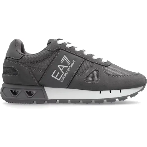 Sportschuhe mit Logo , Damen, Größe: 35 1/2 EU - Emporio Armani EA7 - Modalova