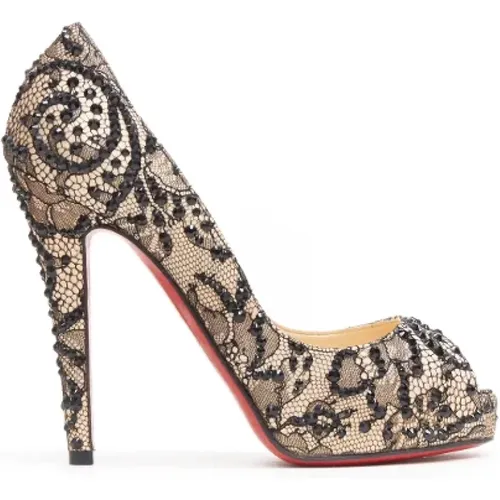 Pre-owned Seide heels - Christian Louboutin Pre-owned - Modalova