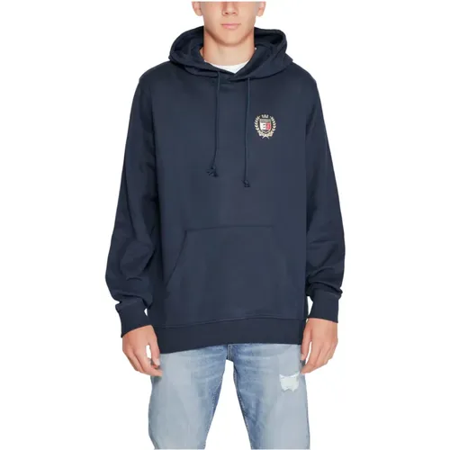 Herren Flaggen-Sweatshirt Herbst/Winter Kollektion,Lässiger Hoodie Sweatshirt - Tommy Jeans - Modalova