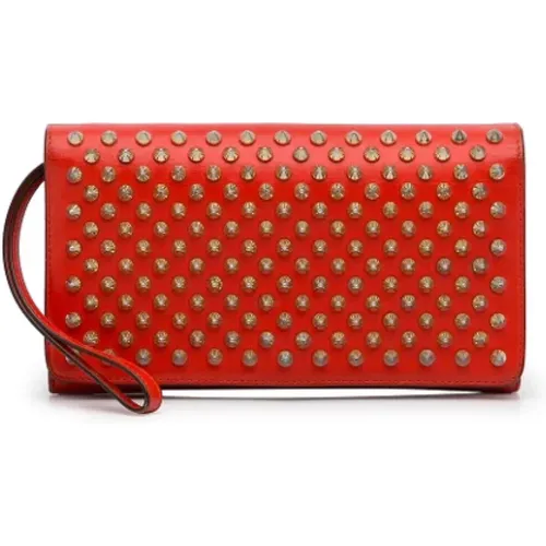 Pre-owned Leather clutches , unisex, Sizes: ONE SIZE - Christian Louboutin Pre-owned - Modalova