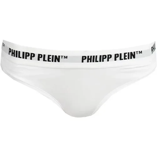 Hochwertige Logo Taillenband Figi Slip 2er-Pack , Damen, Größe: M - Philipp Plein - Modalova