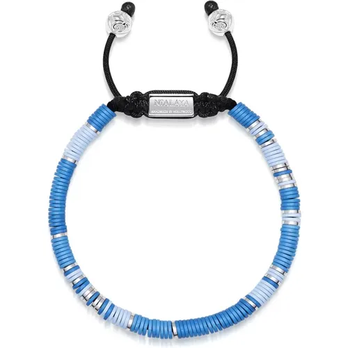 Bohemian Beaded Bracelet with Disc Beads , male, Sizes: XL, L, M - Nialaya - Modalova