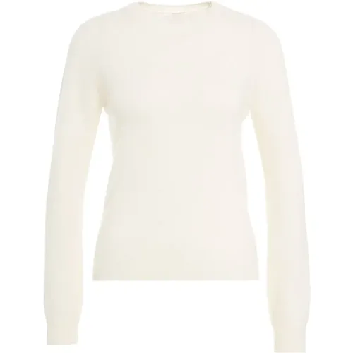 Luxuriöser Cashmere Weißer Pullover Aw24 , Damen, Größe: M - MVM - Modalova