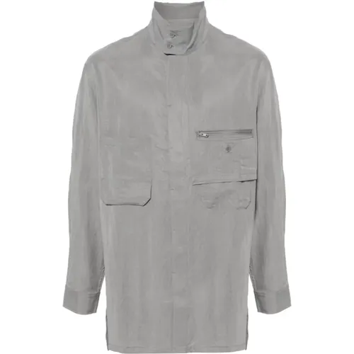 Grey Overshirt Casual Fashion Style , male, Sizes: XS - Y-3 - Modalova