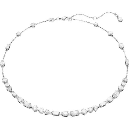 Mesmera Collar, Distributed Design, Rhodium Plated , female, Sizes: ONE SIZE - Swarovski - Modalova