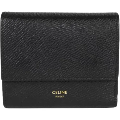 Pre-owned Leather wallets , female, Sizes: ONE SIZE - Celine Vintage - Modalova