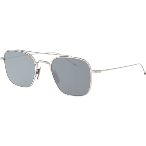 Classic Black Sunglasses , female, Sizes: 50 MM - Thom Browne - Modalova