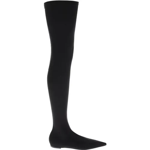 Over-knee Boots , Damen, Größe: 37 1/2 EU - Dolce & Gabbana - Modalova