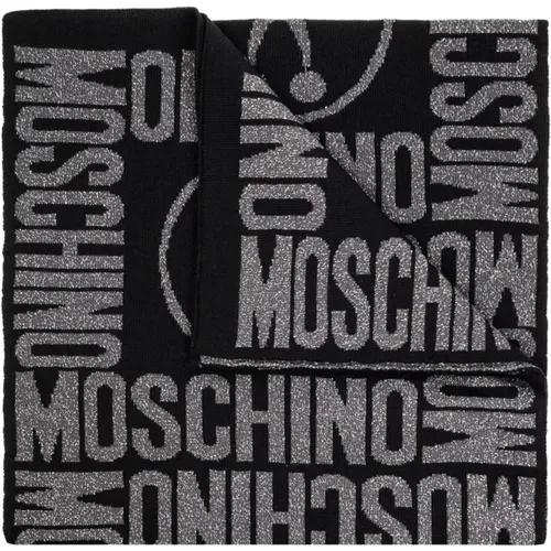 Schal mit Logo Moschino - Moschino - Modalova