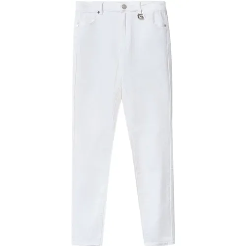 Weiße Skinny Jeans , Damen, Größe: W29 - Gaëlle Paris - Modalova
