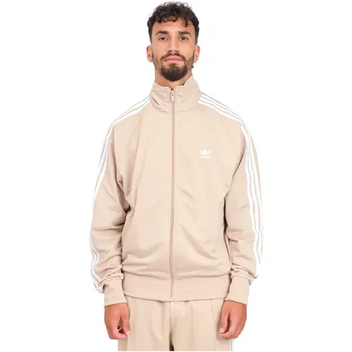 Klassischer Firebird Reißverschluss Pullover , Herren, Größe: L - adidas Originals - Modalova