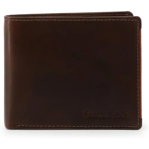 Leather Wallet with Credit Card Holder , male, Sizes: ONE SIZE - Lumberjack - Modalova