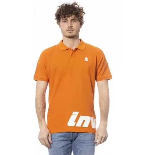 Orangefarbenes Baumwoll-Poloshirt , Herren, Größe: L - Invicta - Modalova