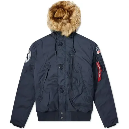 Polar Jacket SV , male, Sizes: L, S - alpha industries - Modalova