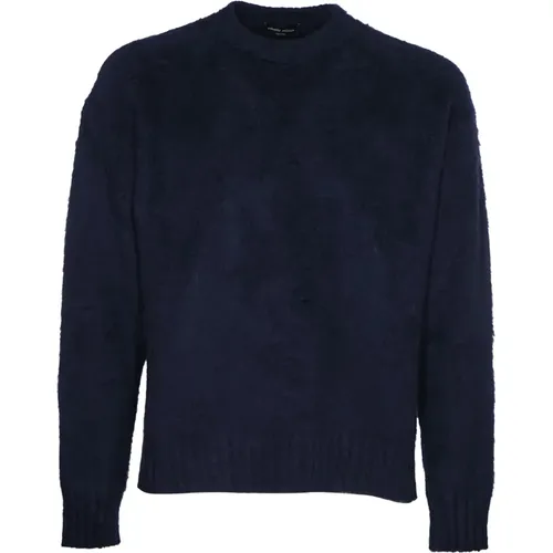 Blaue Pullover für Männer - Roberto Collina - Modalova